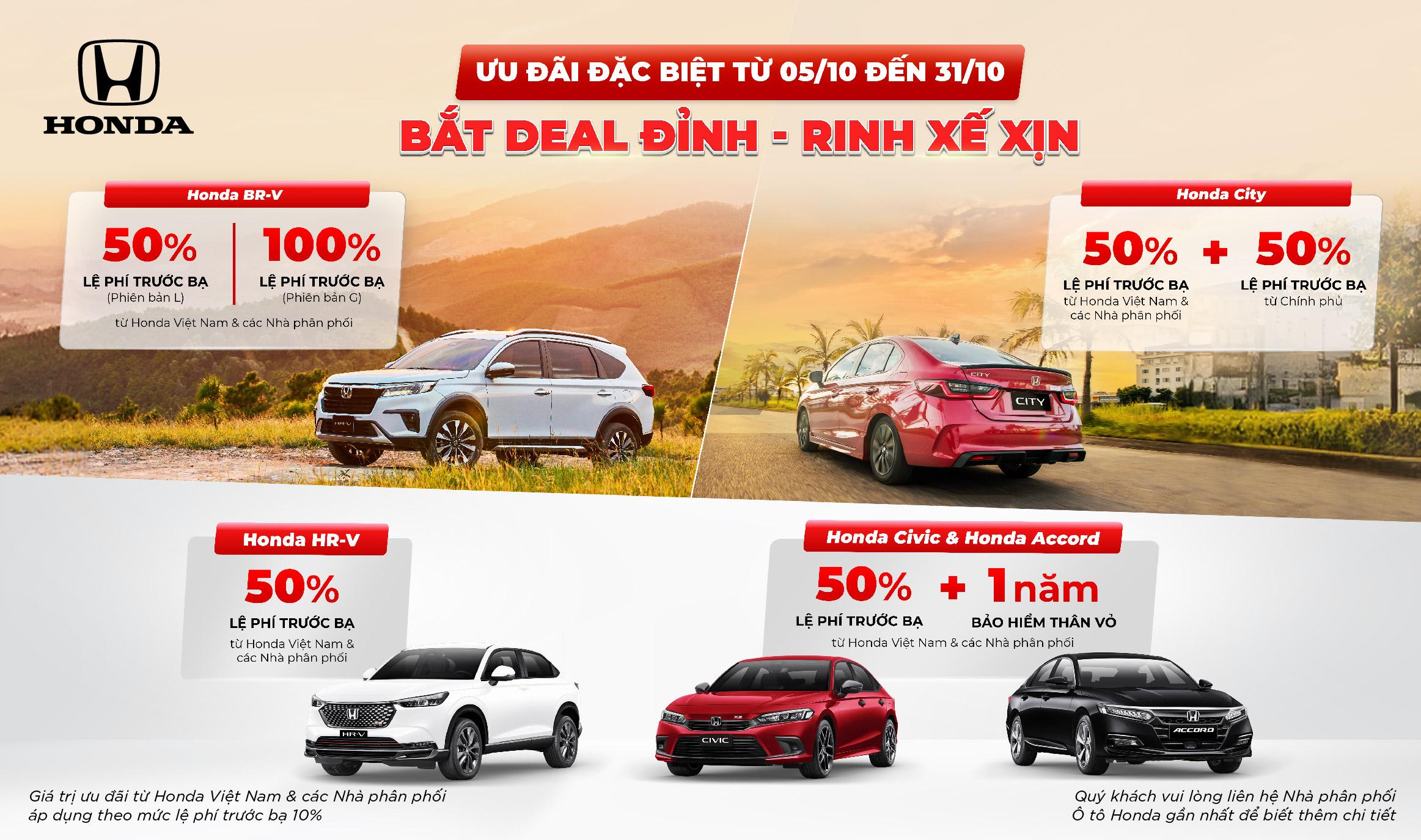 Từ 05 – 31/10/2023: Bắt Deal Đỉnh – Rinh Xế Xịn